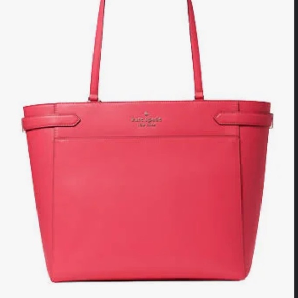 Kate spade staci laptop tote in watermelon - Picture 3 of 3